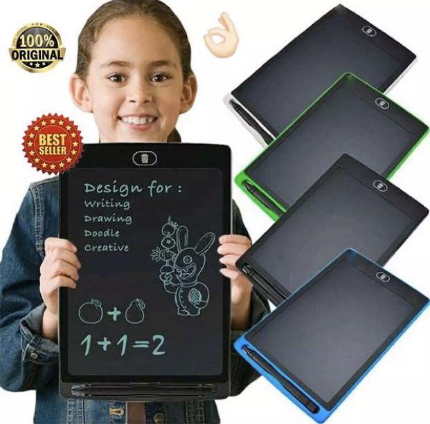 LCD Writing Tablet (re-price) (Category: Android) located in Paranaque City. Submitted by 091281 (Listing ID 268238943, Image 1). Description: Ultra thin 8.5 inches LCD writing tablet smart notebook one button erase with pen drawing pad 💡Good company for children in daily life and study good for writing, math, spelling and drawing practice 💡An alternative to traditional paper, erase your image with the touch of erase button, saving you a lot of