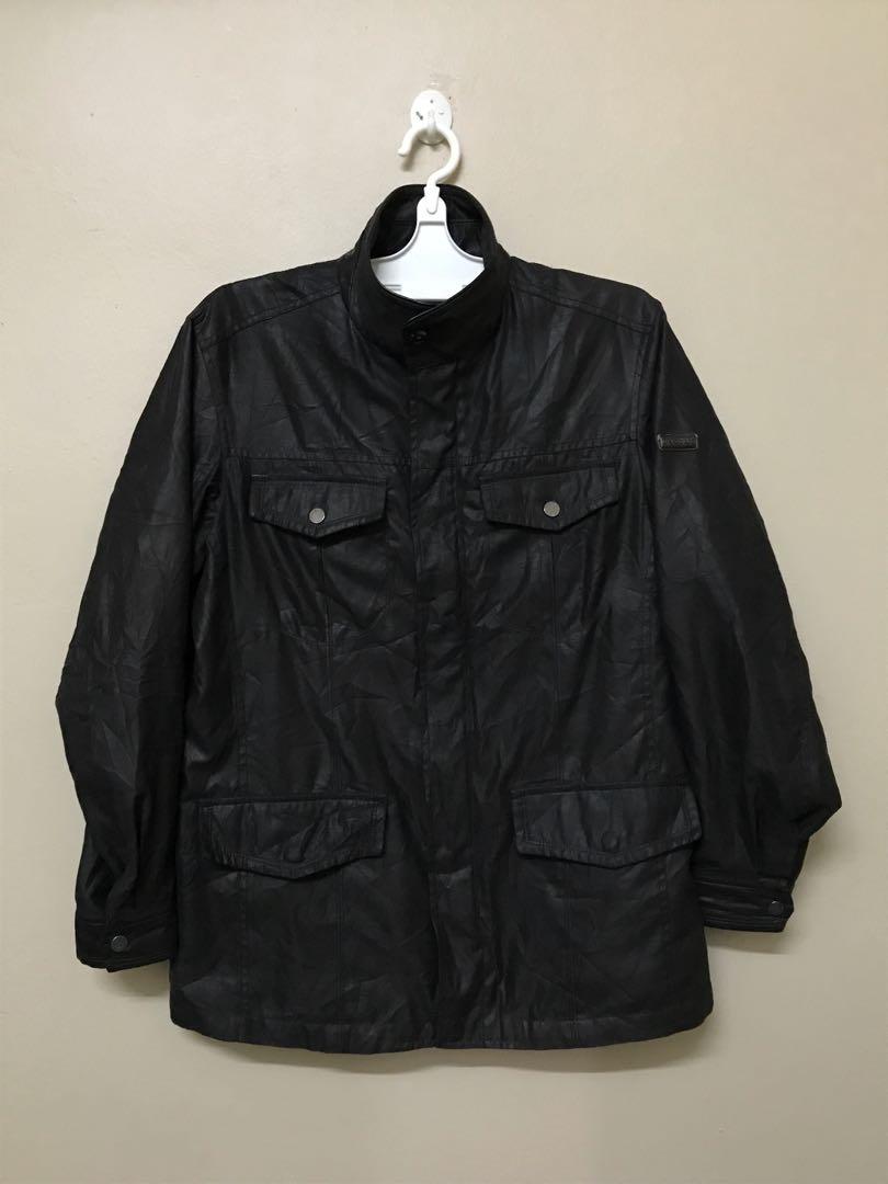 Leather Jacket Alain Delon, Men's Fashion, Coats, Jackets and Outerwear ...