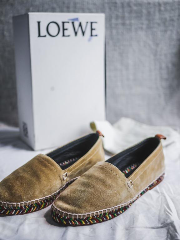 Loewe Men s Tan Multicolor Sole Espadrilles Mens size 43