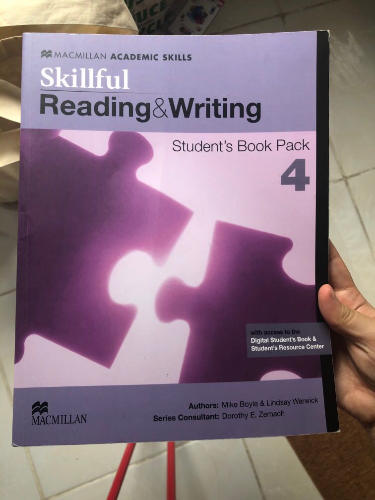 macmillan skillful reading and writing student book 4, Buku & Alat