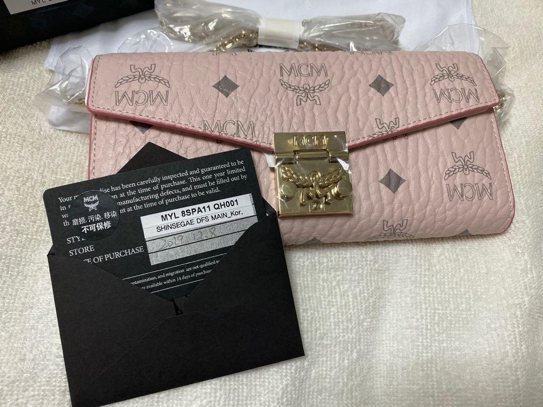 MCM Patricia Crossbody Wallet in Visetos Luxury Bags Wallets