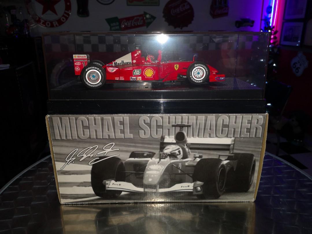 Michael Schumacher 2001 WORLD CHAMPIONS LIMITED EDITION NUMBER 01572/25000  BY HOTWHEELS