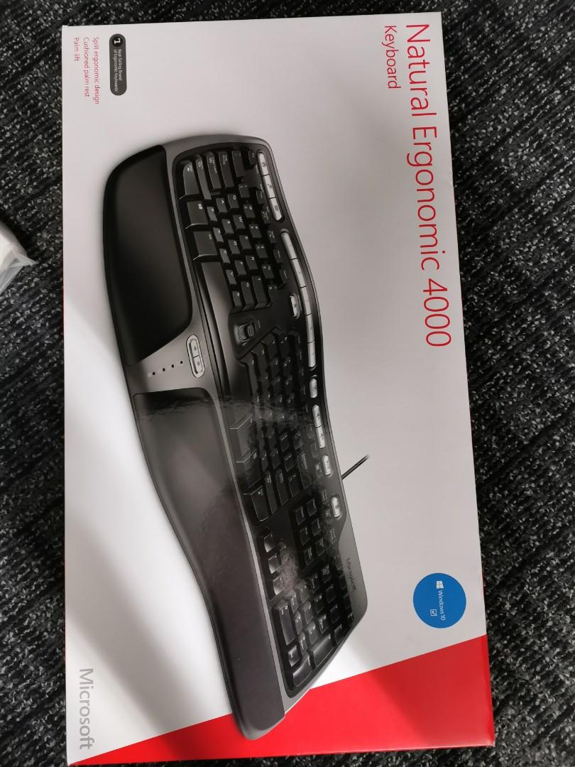 Microsoft Keyboard natural ergonomic 4000, Electronics, Computer Parts