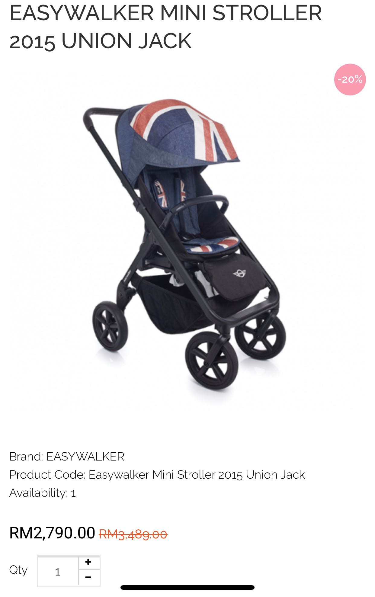 Mini cooper baby stroller top