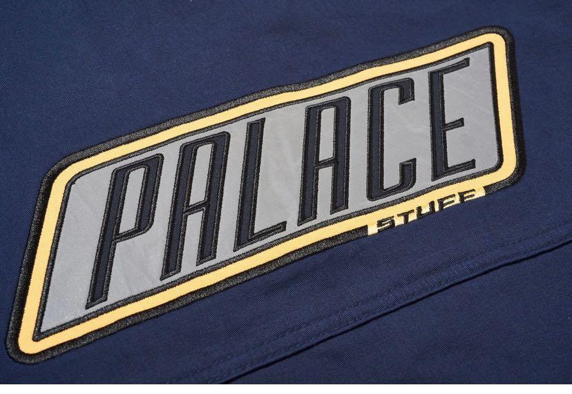 Palace Stuff Jacket Navy, 男裝, 外套及戶外衣服- Carousell