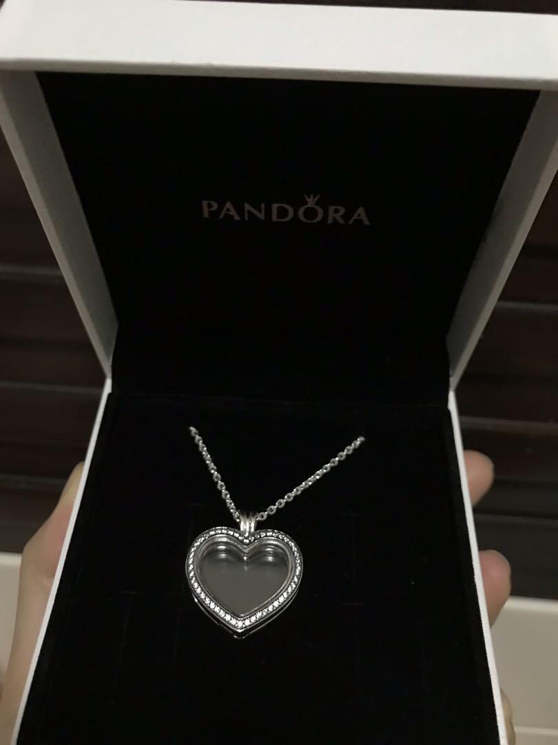 Pandora locket necklace 聖誕禮物gift 