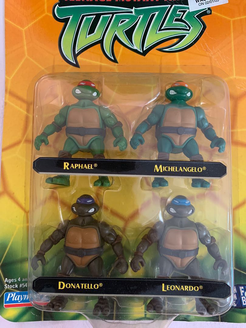miniature ninja turtle figures