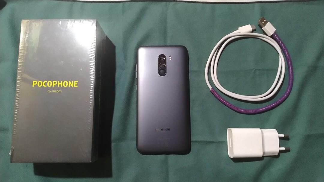 Pocophone F1 (64gb, 6gb) (Category: Xiaomi) located in Bulacan. Submitted by live_bendee (Listing ID 268188479, Image 1). Description: Specs: -6.18” inches Full Screen Display with notch -6GB+64GB -Qualcomm Snapdragon 845 Octa-Core processor -LiquidCool Technology for gaming purpose -4000mah battery with Quick Charge 3.0-4.0 -Rear :12MP + 5MP Al Dual camera with Portrait Mode & dual pixel autofocus -Front: 20MP high-res selfie camera -MIUI 11 -IR