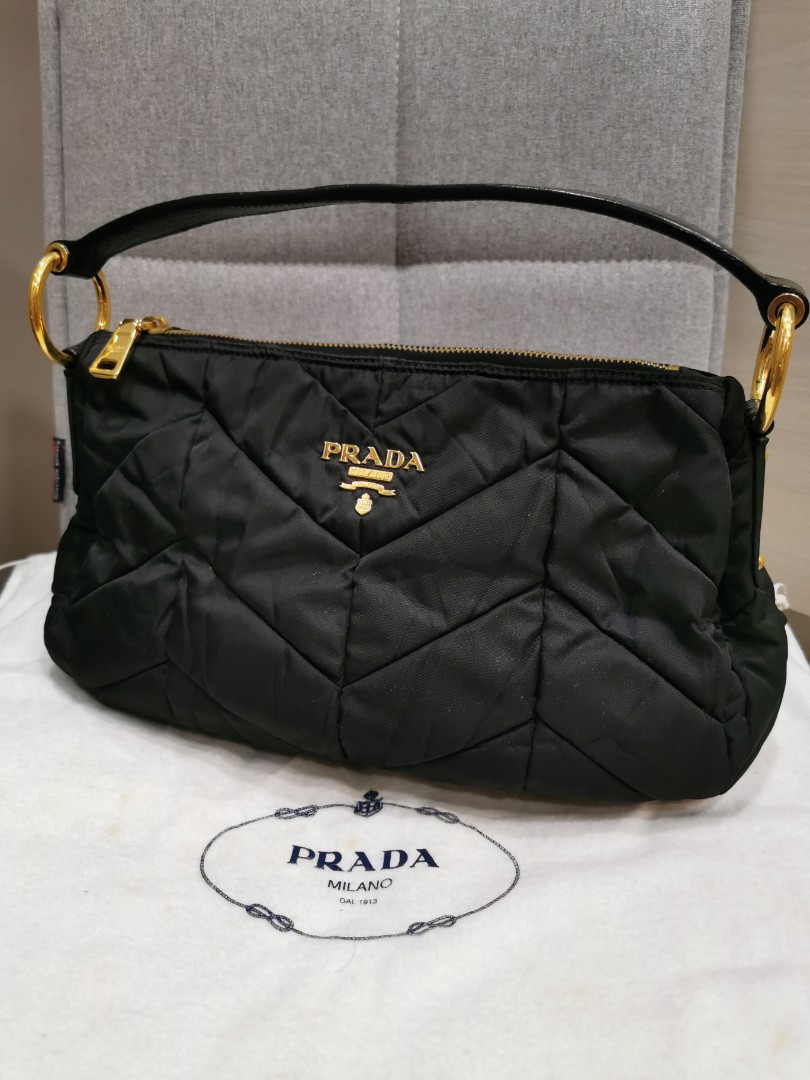 Prada Crispy Nylon top handle bag 