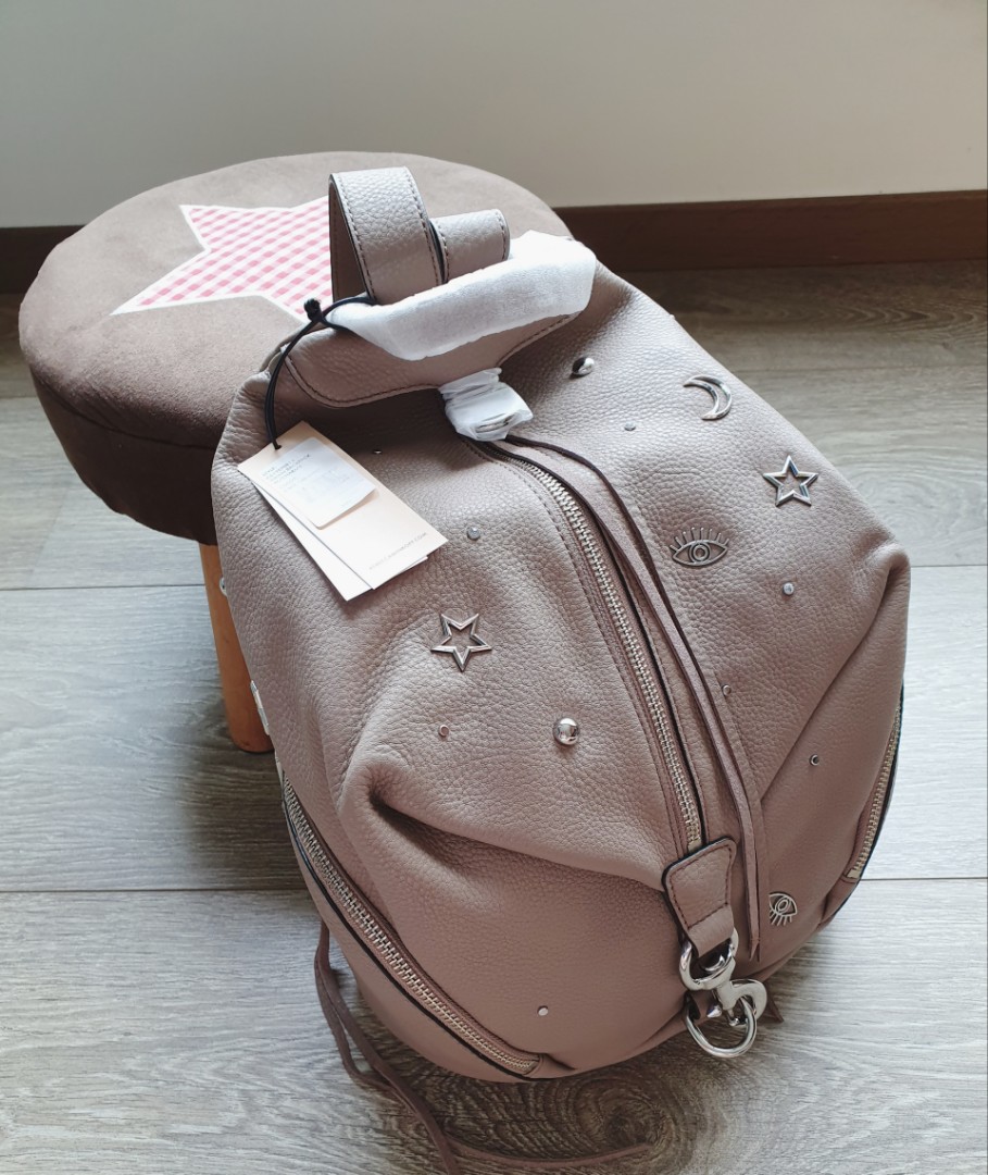 nike textured backpack with signature branding