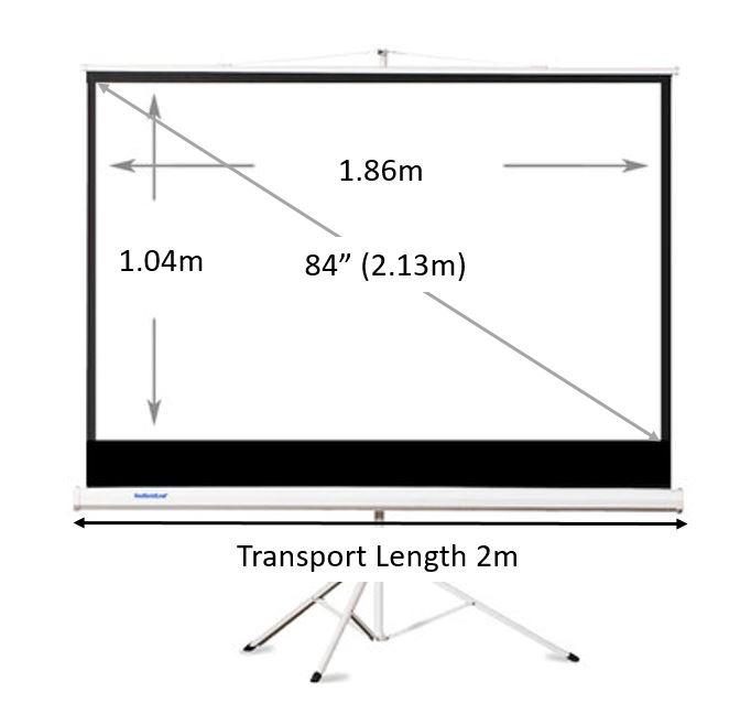 *Rental* Projector Rental & Projector Screen Rental (Tripod and Fast