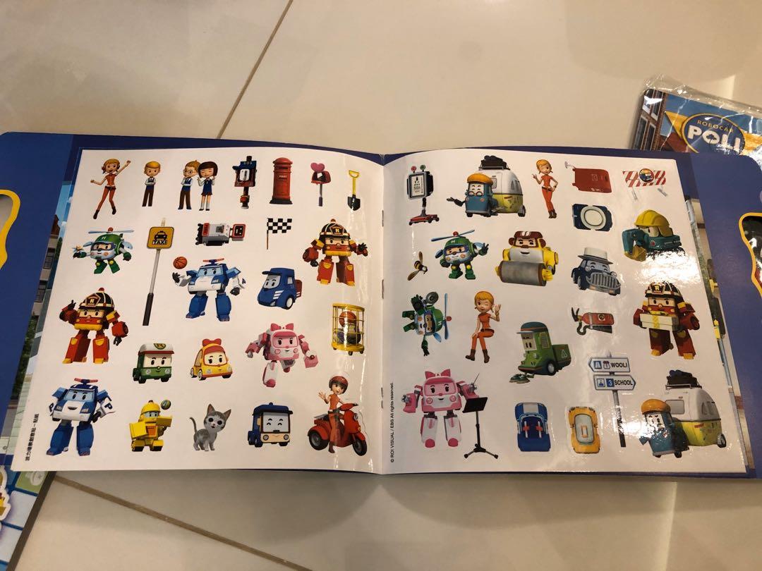 Robocar Poli Jigsaw Puzzles and Sticker Book