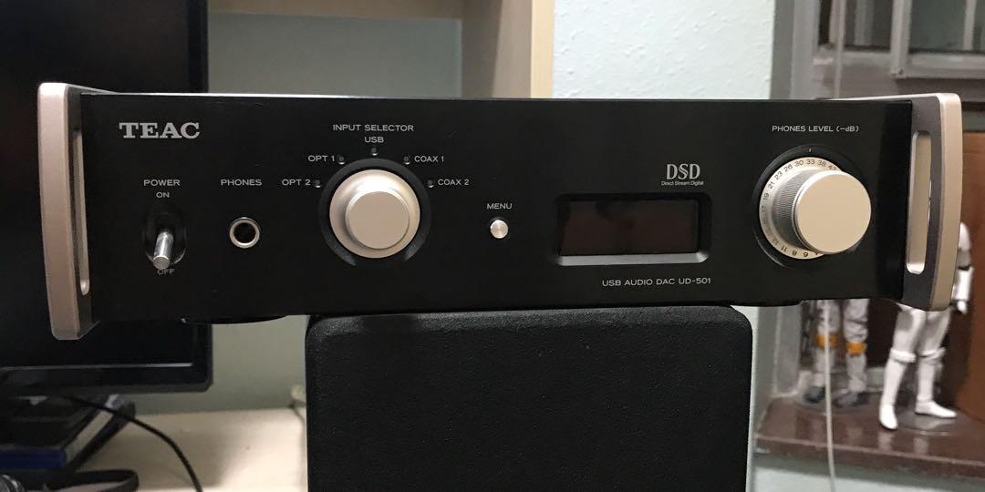 Teac ud-501 ud 501 ud501 USB DAC headphone amp DSD, 音響器材, 可攜 