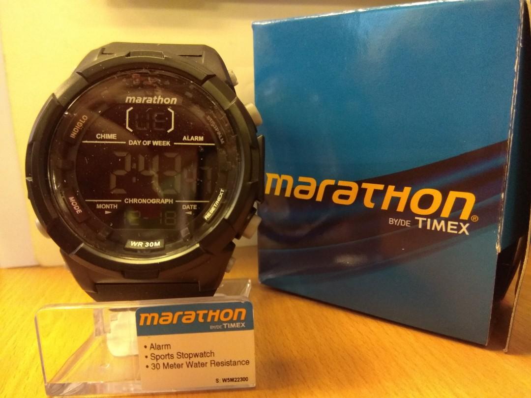 Timex TW5M22200 Marathon Mens BLACK Digital Sports Watch