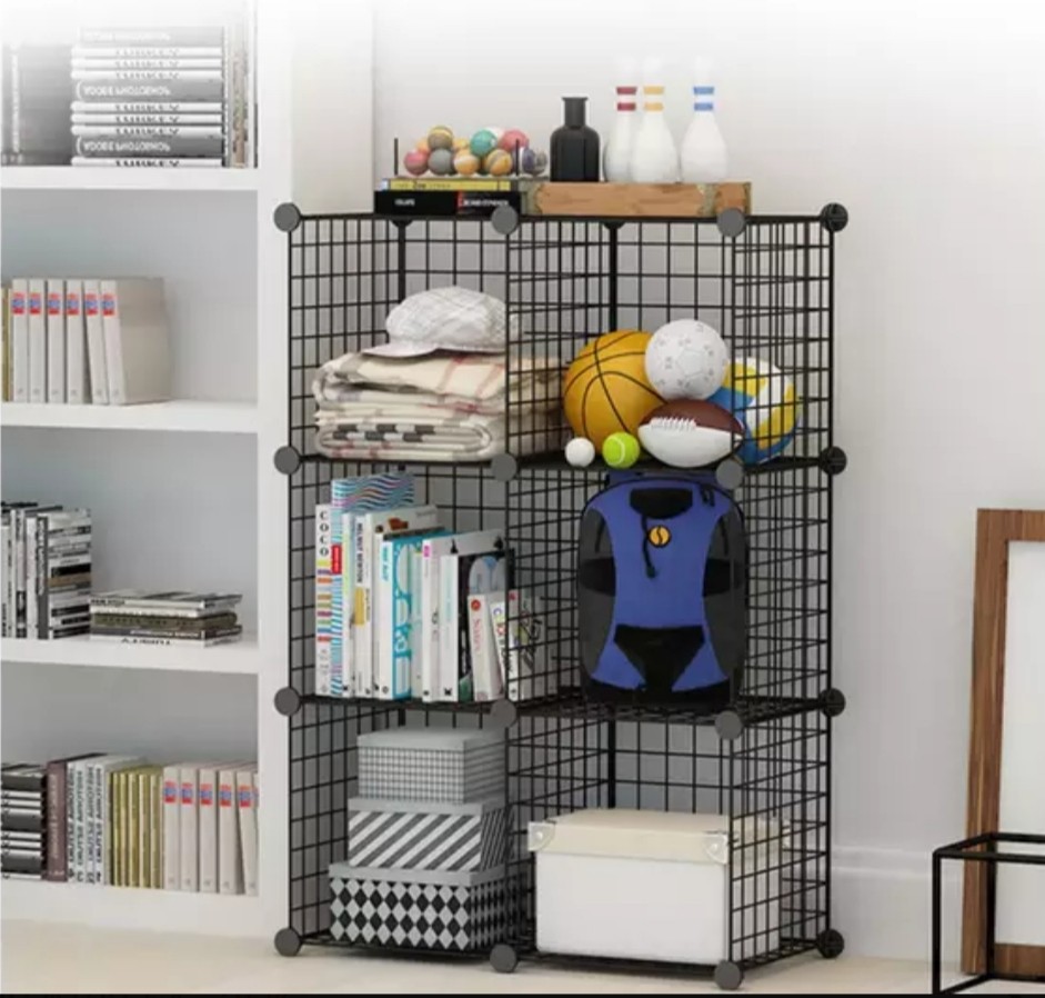 Wire Grid Storage Cubes, Furniture & Home Living, Furniture, Shelves