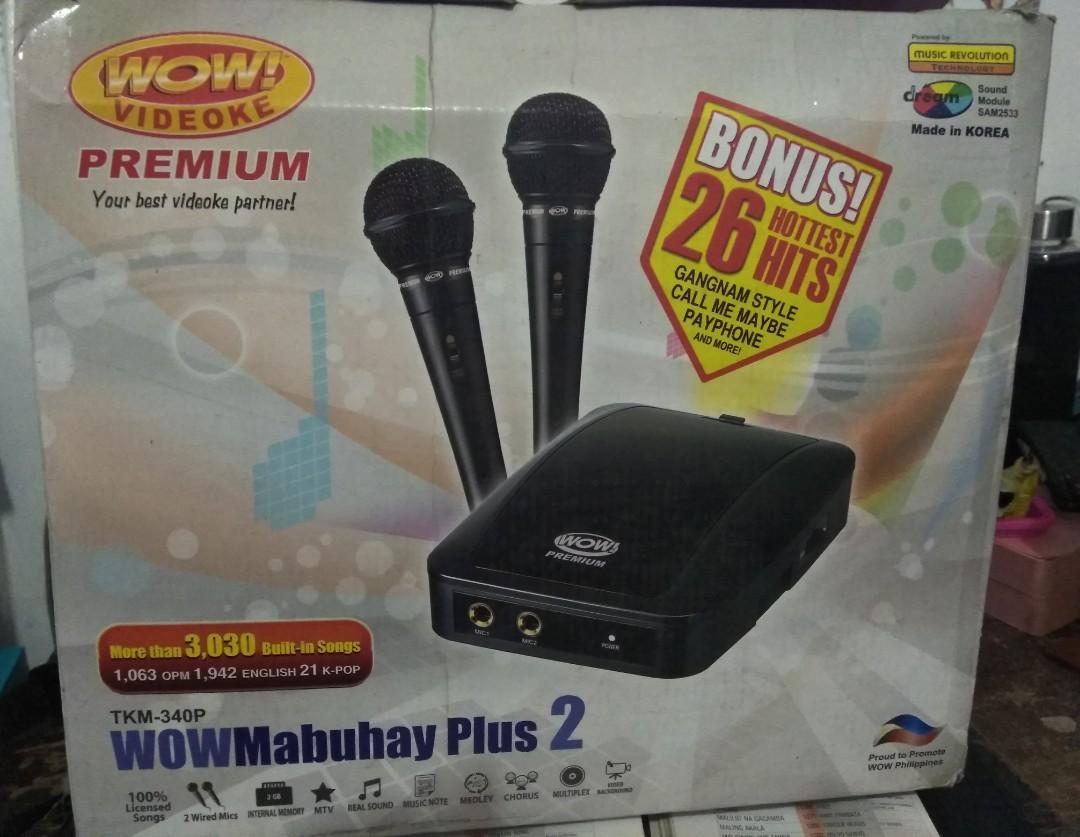 Wow Videoke Premium Mabuhay Plus2, Hobbies & Toys, Music & Media, CDs & DVDs on Carousell