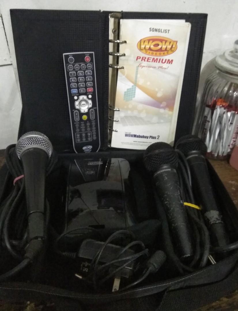 Wow Videoke Premium Mabuhay Plus2, Hobbies & Toys, Music & Media, CDs & DVDs on Carousell