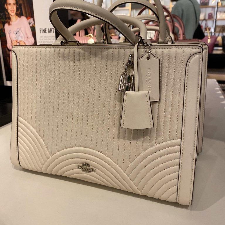 Zoe carryall with art deco quilting Clearance