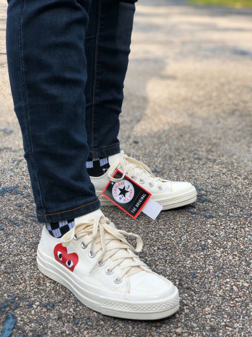 converse cdg low cut