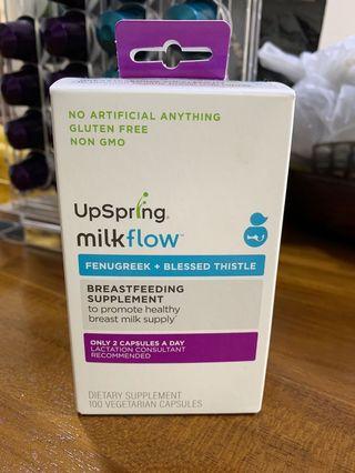 Upspring Milkflow Breastfeeding Supplement Fenugreek Blessed Thistle