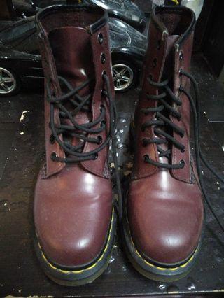 Dr Martens (Red Cherry) 8 eyelet #WomenShoes