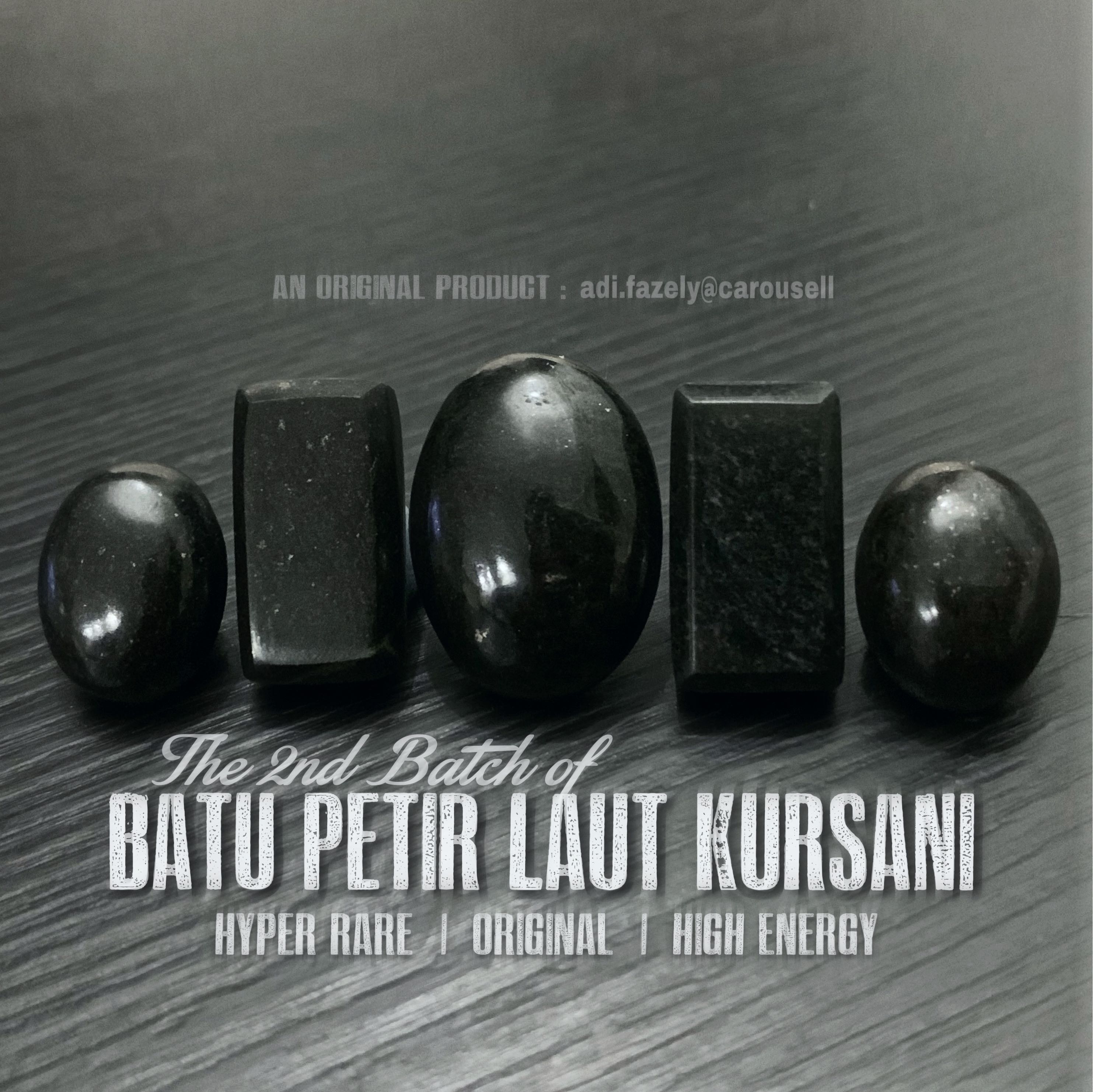 2nd Batch Batu Petir Laut With Besi Kursani Hyper Rare Everything Else On Carousell