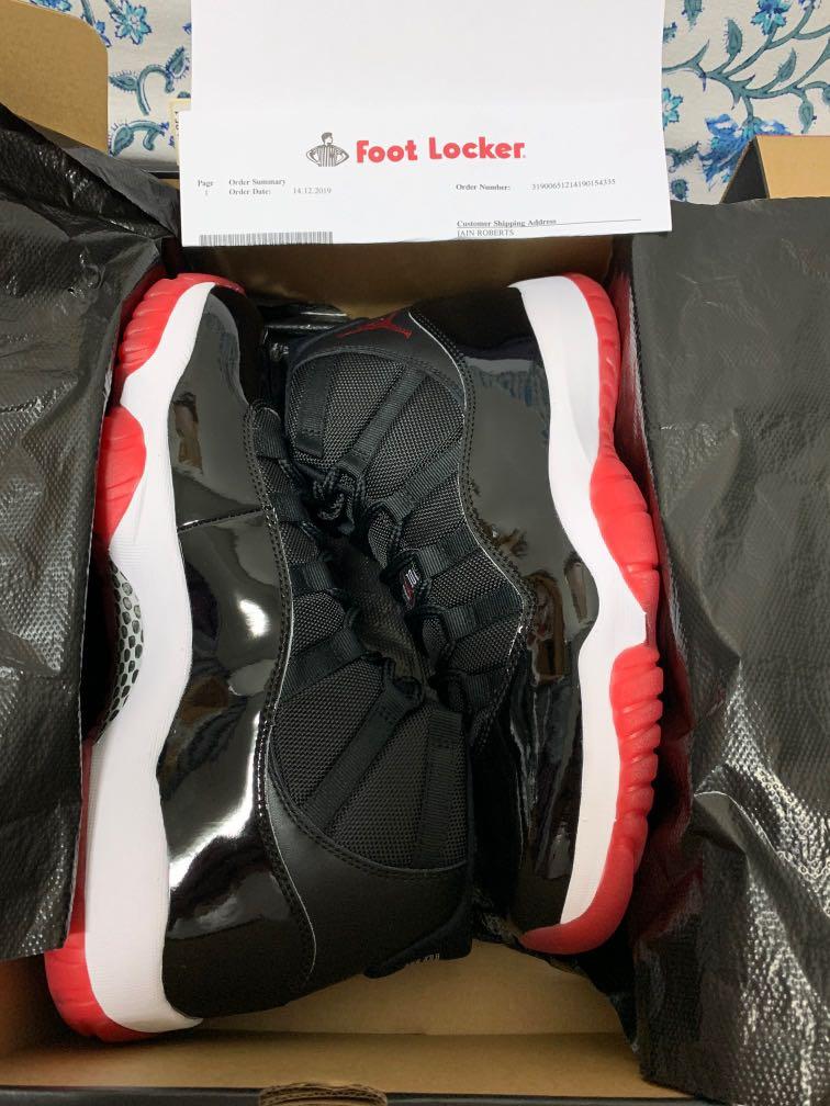 jordan 11 bred 2019 foot locker