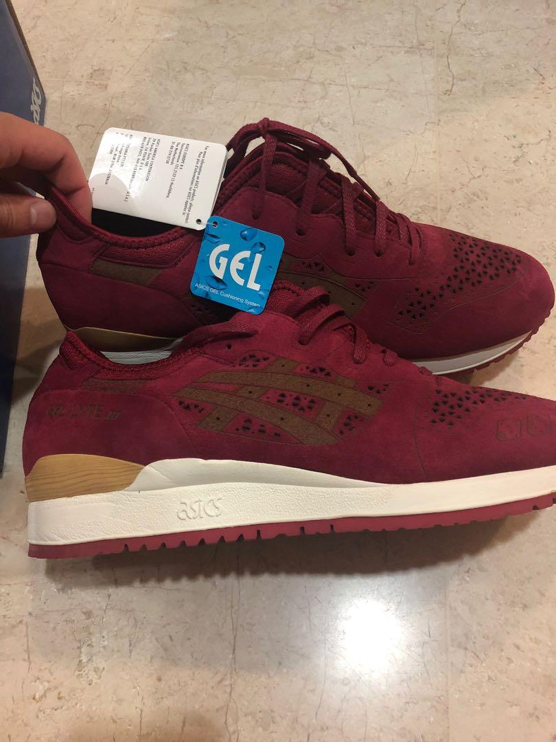 Gel lyte 3 on sale burgundy