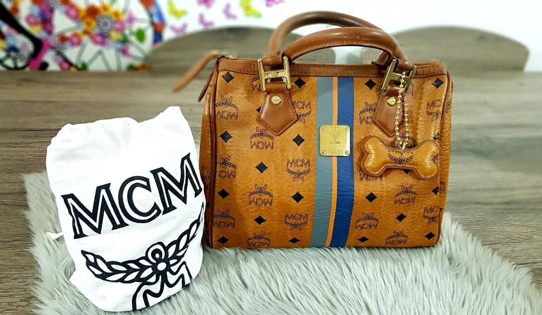 mcm dog bag