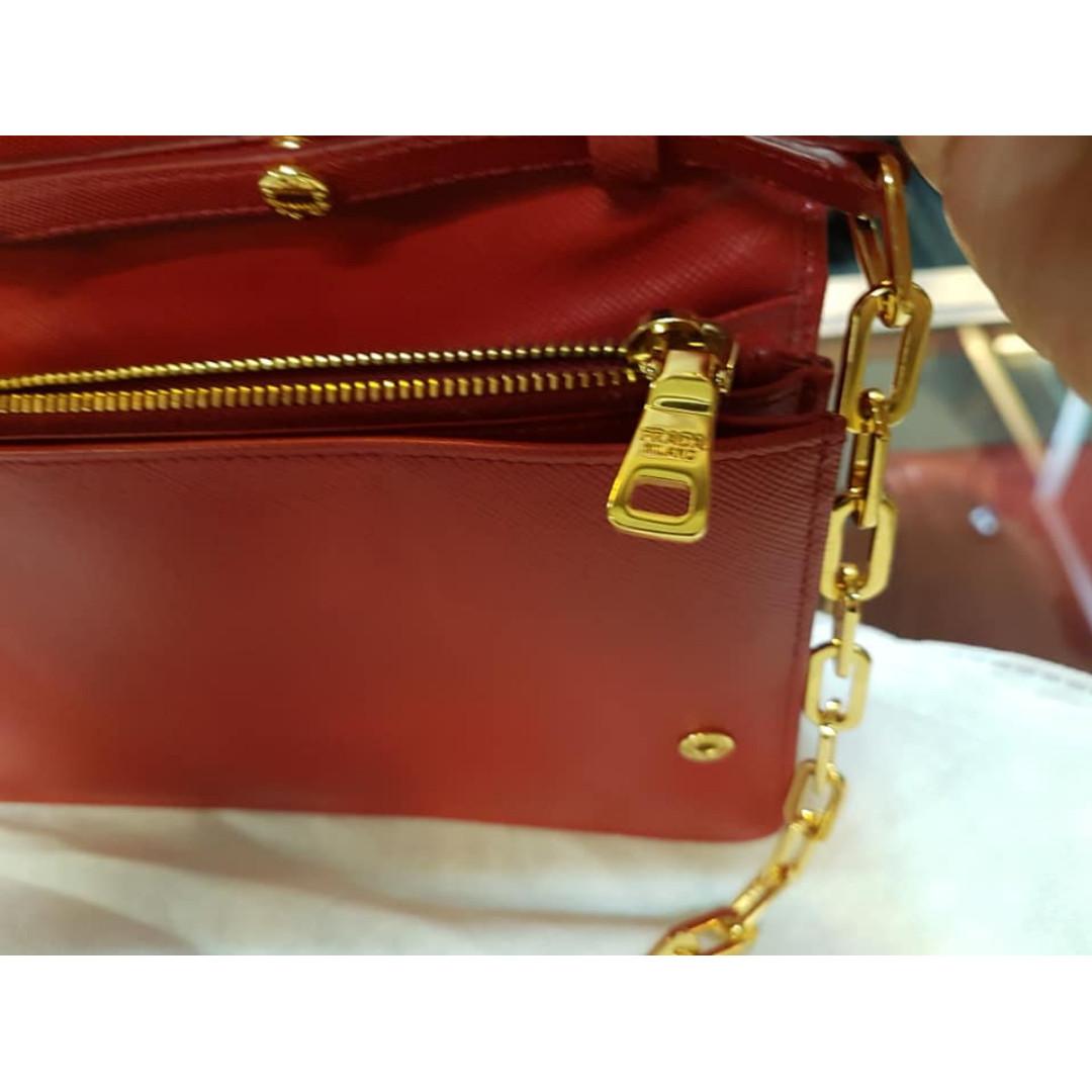 AUTHENTIC PRADA WOC SAFFIANO (Category: Luxury Bags & Wallets) located in Cagayan de Oro. Submitted by moiobsession (Listing ID 268410206, Image 3). Description: Good as new Comes with Dust-bag and cards This is Moi Obsession, Selling Authentic bags, shoes and jewelry. Selling 100% authentic bags, shoes and jewelry. Money back guarantee! Free shipping Shipped on-time (within 2-3days) (sometimes we put Pre-Order just in case of emergency) Feedback