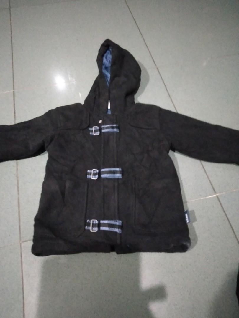 baby boy white winter coat