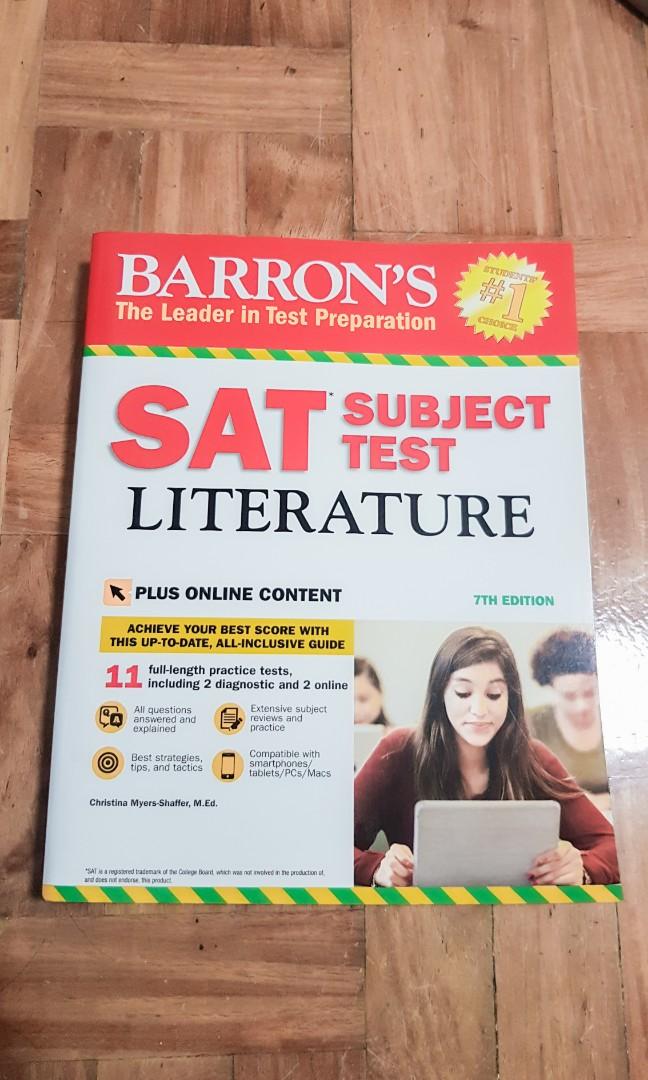 Barron's SAT Subject Test: Literature (7th Ed) (Category: Textbooks) located in Makati City. Submitted by annsg99 (Listing ID 268416787, Image 1). Description: Very helpful for review Updated edition Great condition.