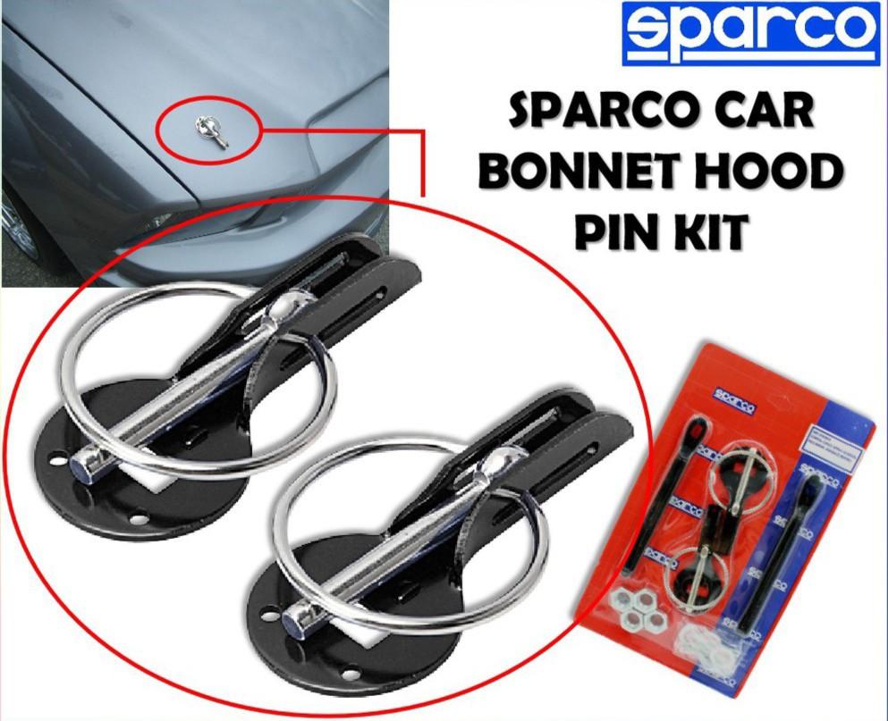 Pin Kereta SPARCO / SPARCO Car Hood Pins Lock Latch Kit