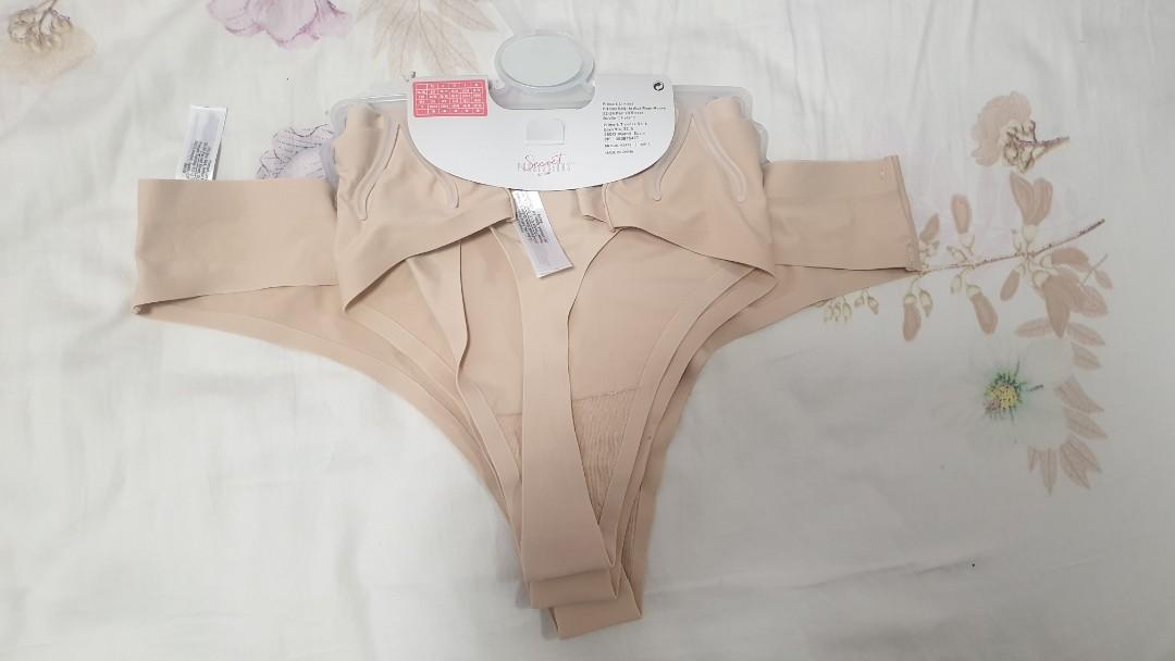 Brand New 3 Pcs Nude Seamless Invisible Thong (Primark), Women's
