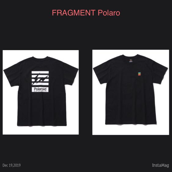 BRAND NEW AUTHENTIC FRAGMENT X POLAROID TEE (POP BY JUN)