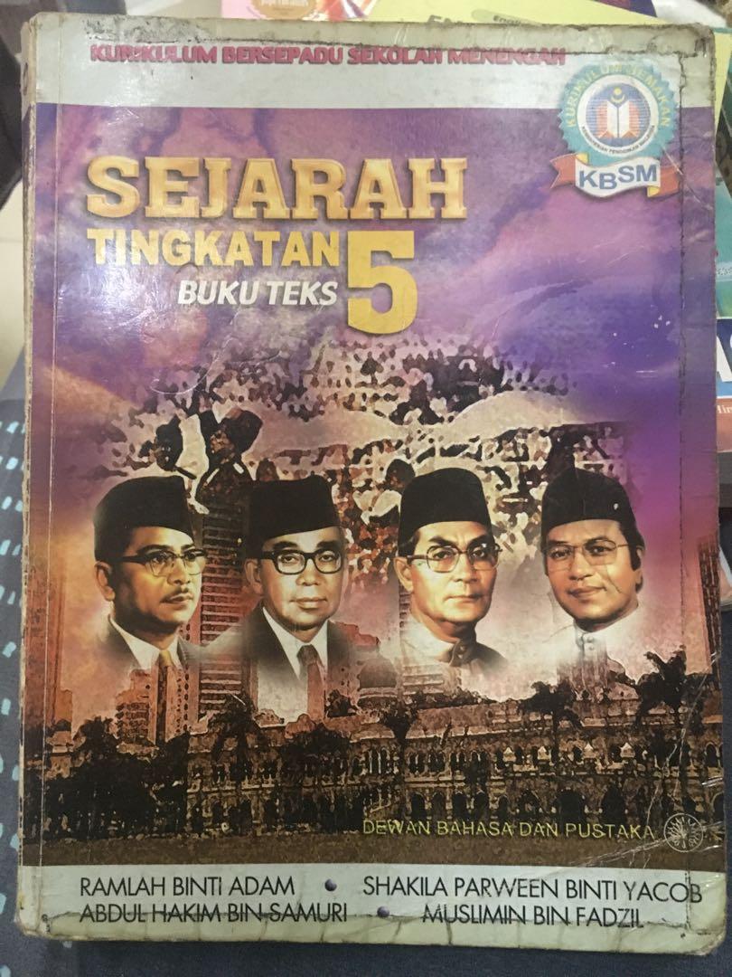 Buku Teks Sejarah Tingkatan 5 Spm Textbooks On Carousell