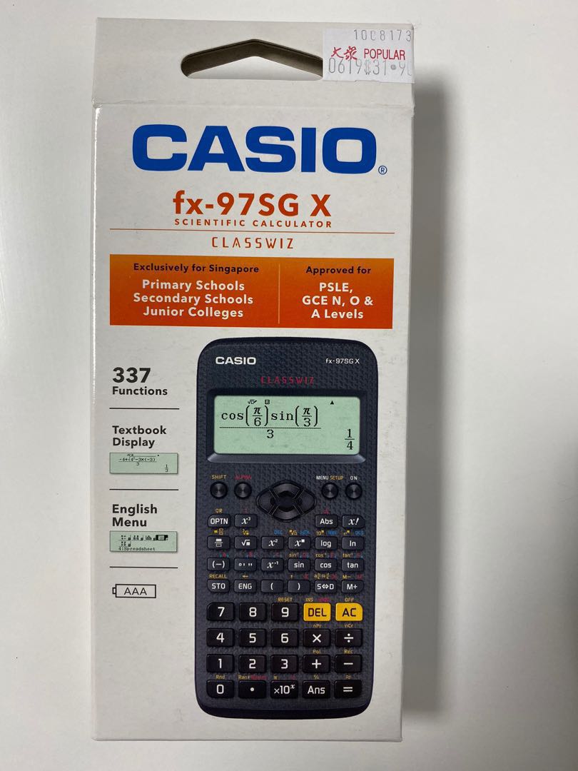 Casio Scientific Calculator fx 97 SG X Hobbies Toys Stationery