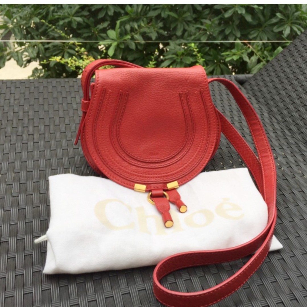 chloe mini marcie red