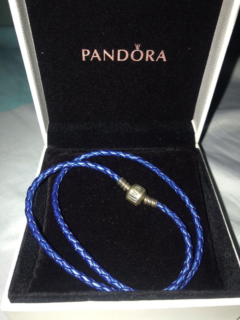 Pandora Dark blue double leather bracelet (Category: Bracelets) located in Quezon City. Submitted by crisnav (Listing ID 268503110, Image 3). Description: RFS. Given as a gift Bought from qatar. -Never used -meet up or delivery shouldered by buyer.