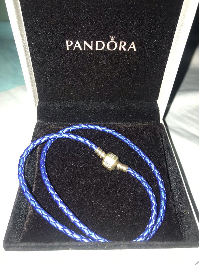 Pandora Dark blue double leather bracelet (Category: Bracelets) located in Quezon City. Submitted by crisnav (Listing ID 268503110, Image 2). Description: RFS. Given as a gift Bought from qatar. -Never used -meet up or delivery shouldered by buyer.