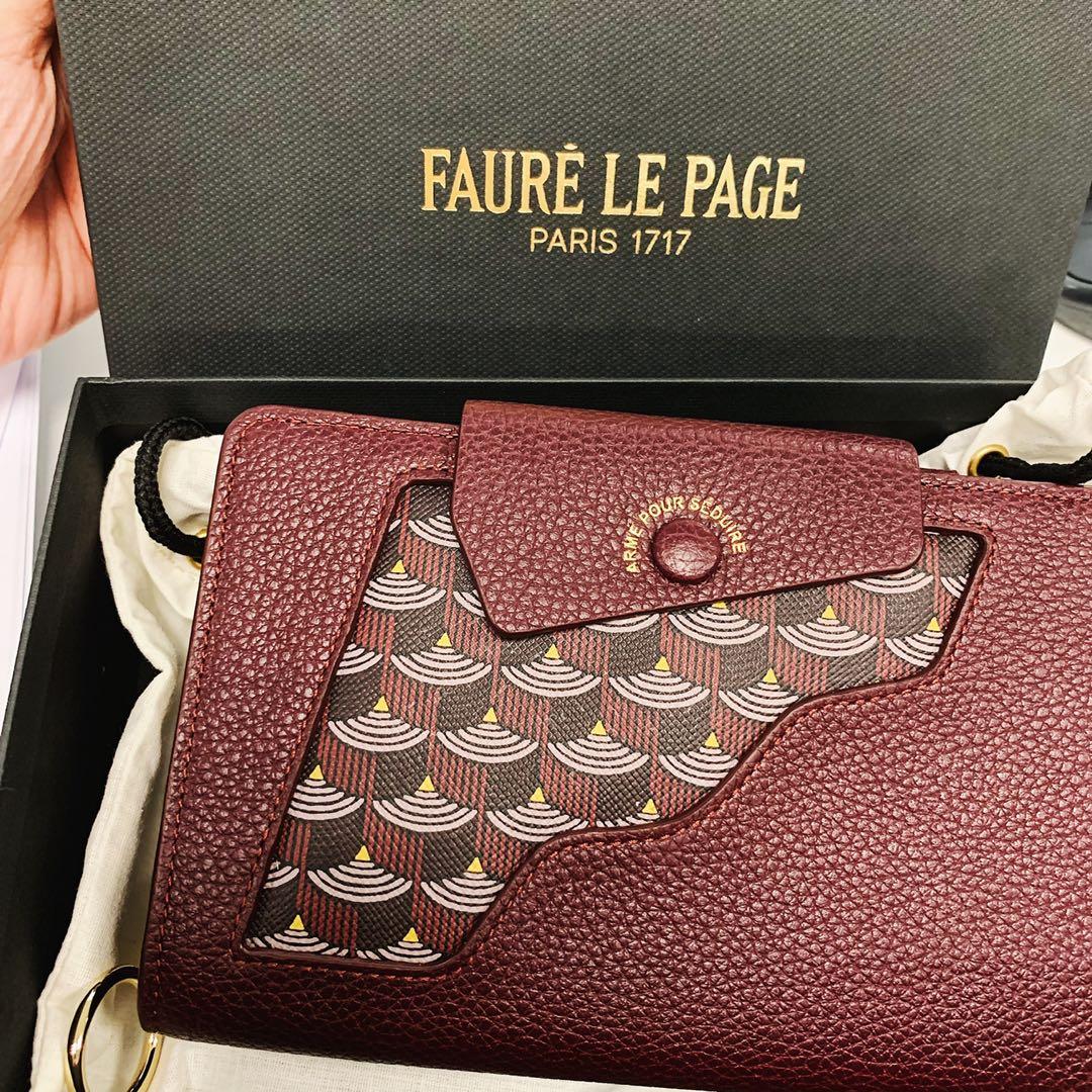 Faure Le Page Holster crossbody wallet