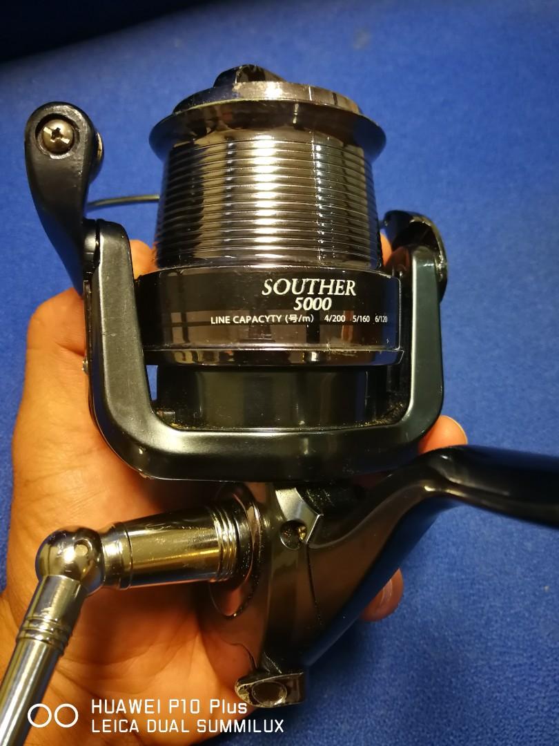 Fishing Reel Mesin Joran Pancing Saiz 5000 Sports Equipment Fishing On Carousell