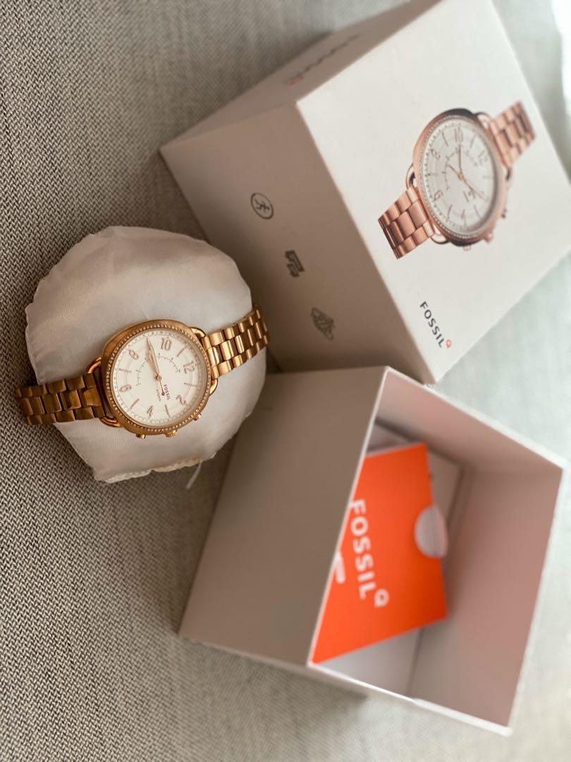 Fossil q accomplice rose gold sale