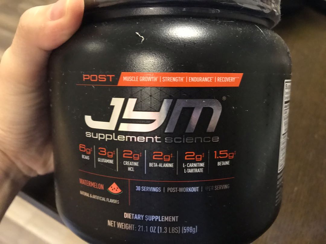 Jym post workout protein powder, Sports Equipment, Exercise & Fitness