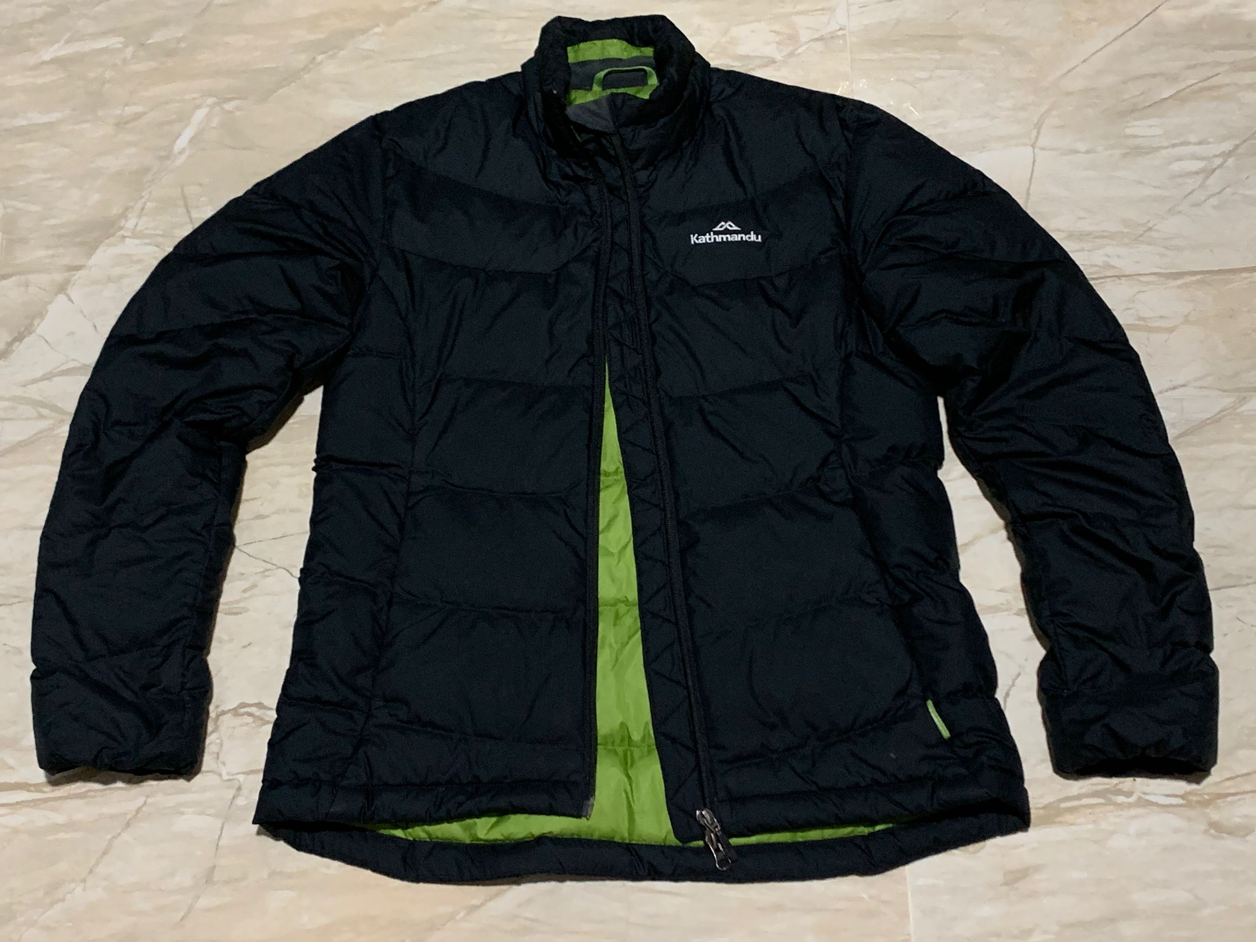 Black puffer shop jacket kathmandu