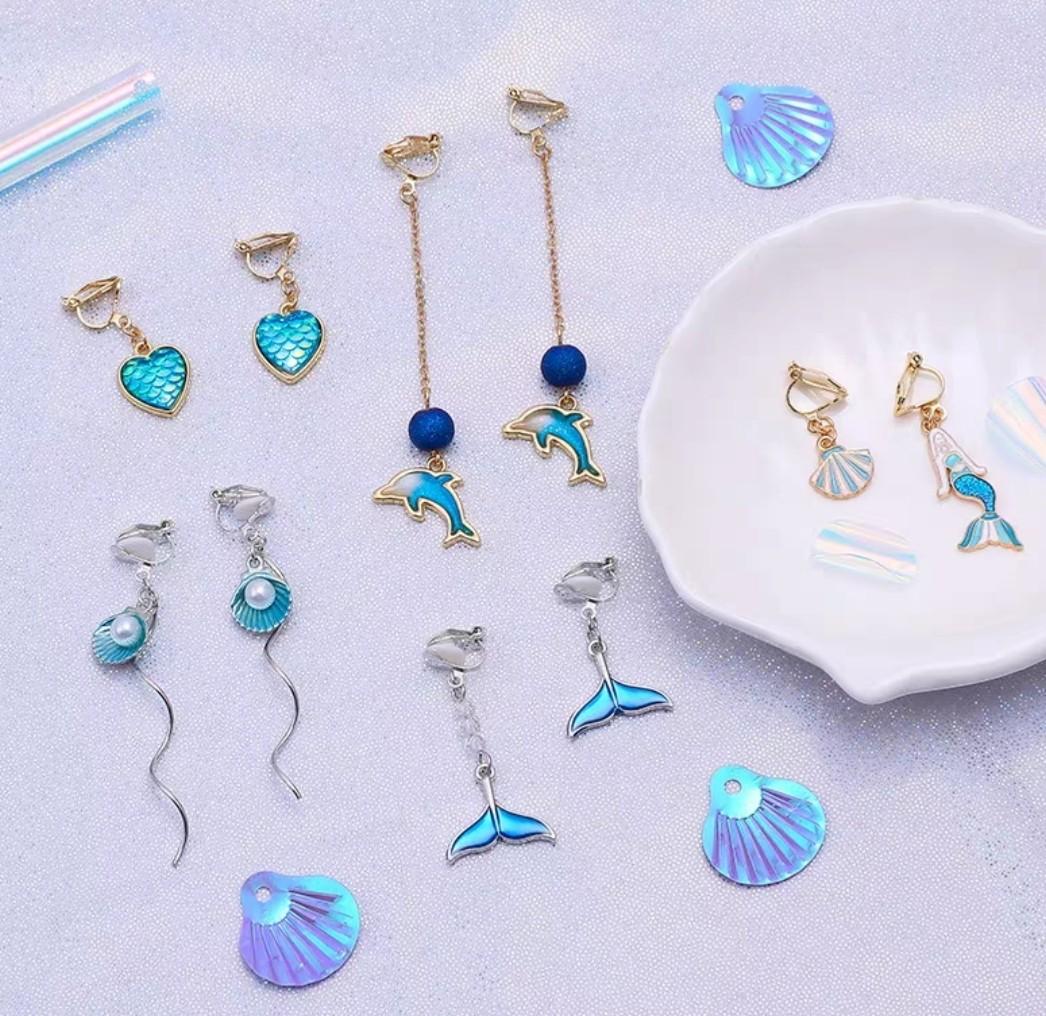 Ocean themed earrings deals
