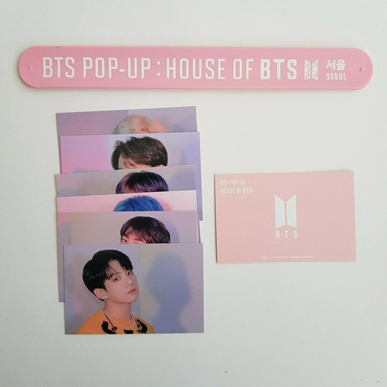 LIMITED BINGO PHOTO CARD Loose Member - POP-UP STORE / HOUSE OF BTS OFFICIAL