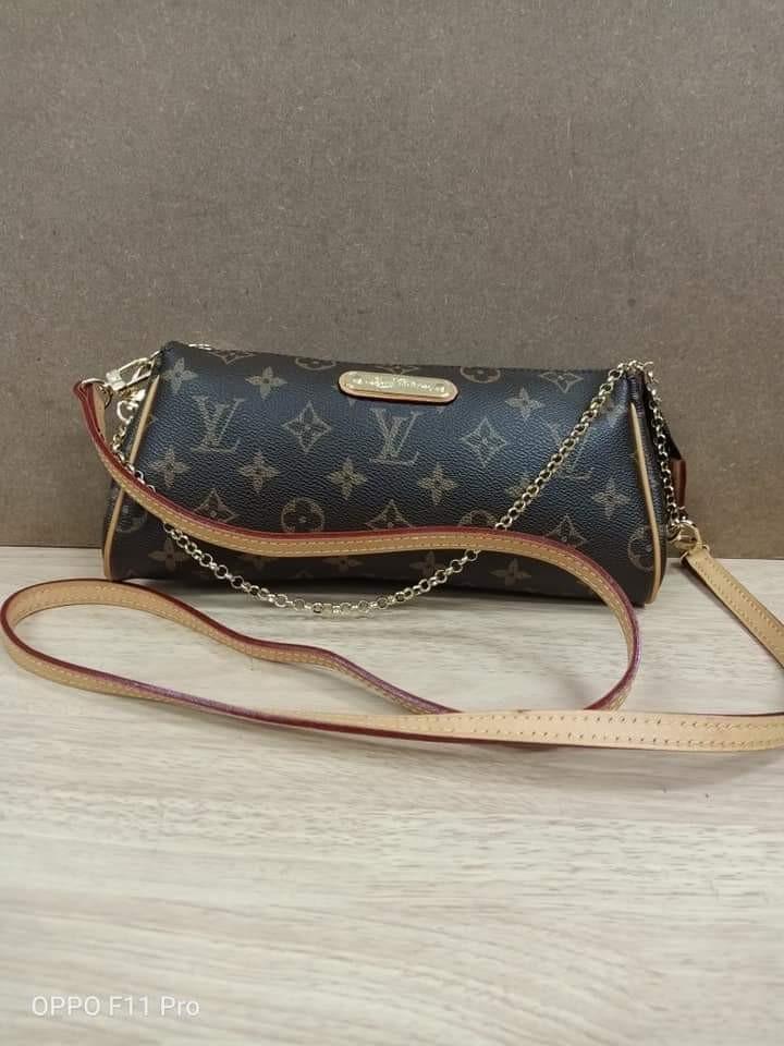 Authentic Louis Vuitton Monogram Eva Crossbody Clutch 