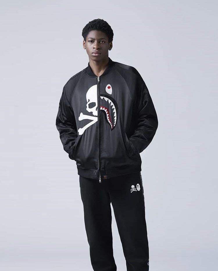 bape shark bomber jacket