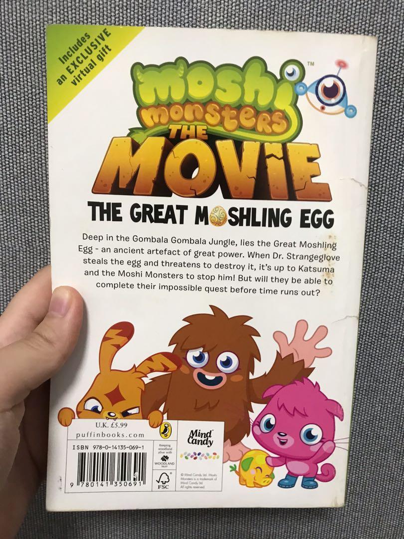 Moshi Monsters The great moshing egg the movie, Hobbies & Toys, Books &  Magazines, Fiction & Non-Fiction on Carousell